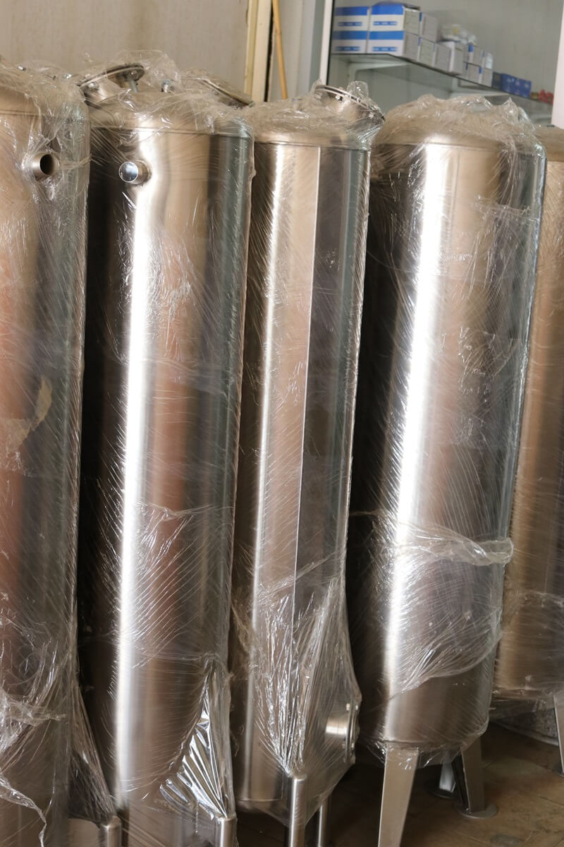 ถังกรองสแตนเลสขนาด16นิ้ว(120x1.5mm.)