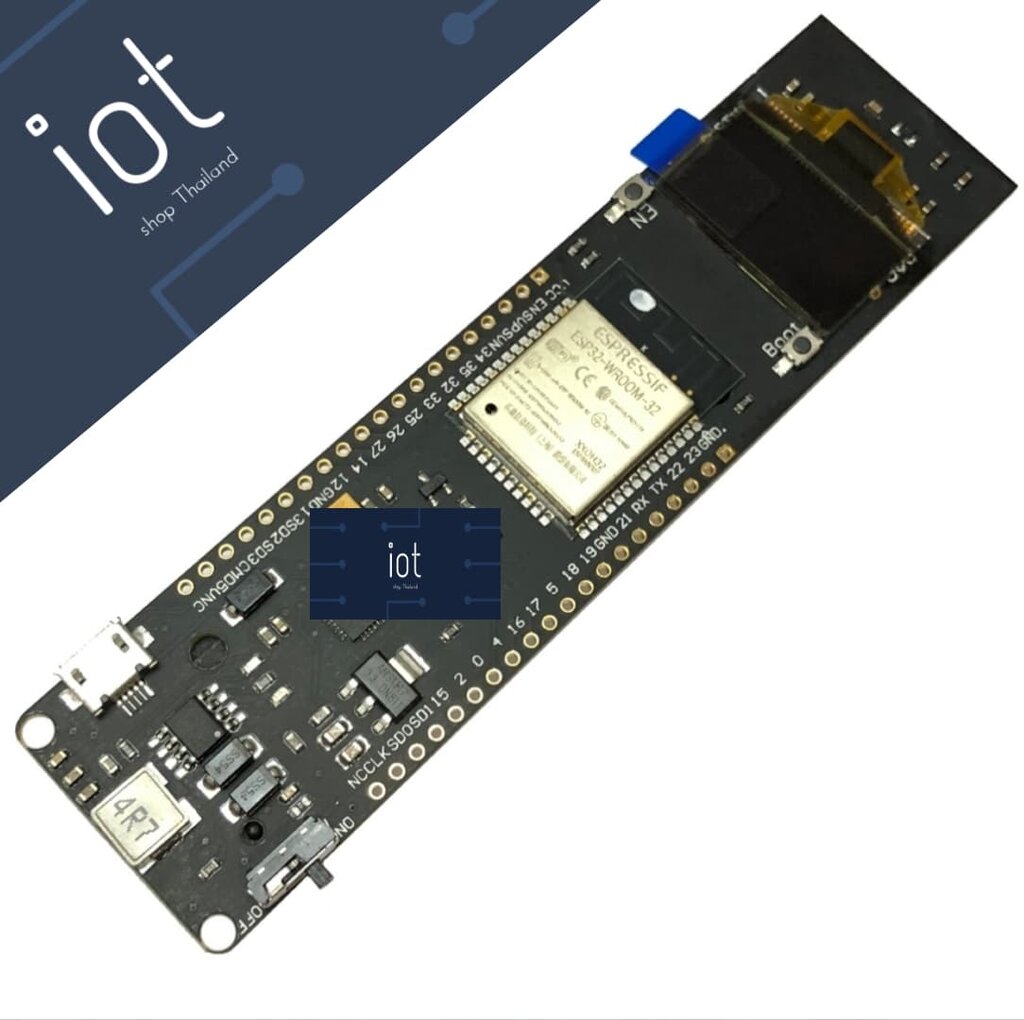 ESP32 0.96 inch OLED WiFi Bluetooth 18650 Battery Module