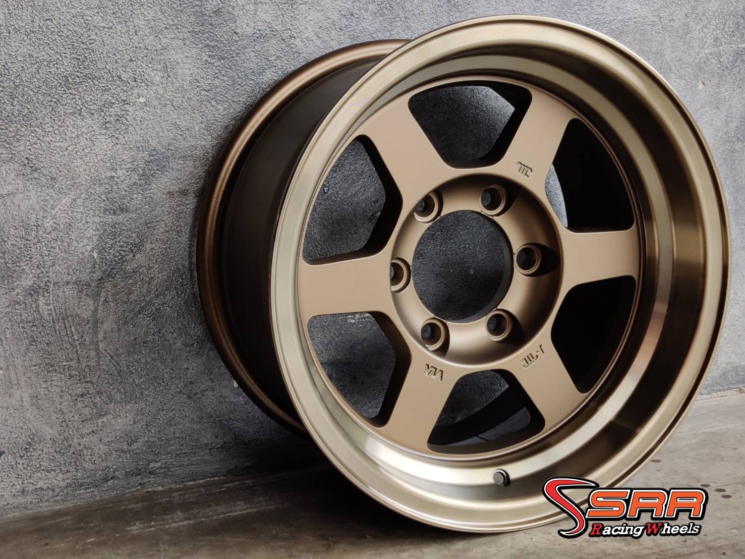 YACHIYODA : TE37X 16X9 6X139.7 ET0 BR5/PF(น้ำตาล)