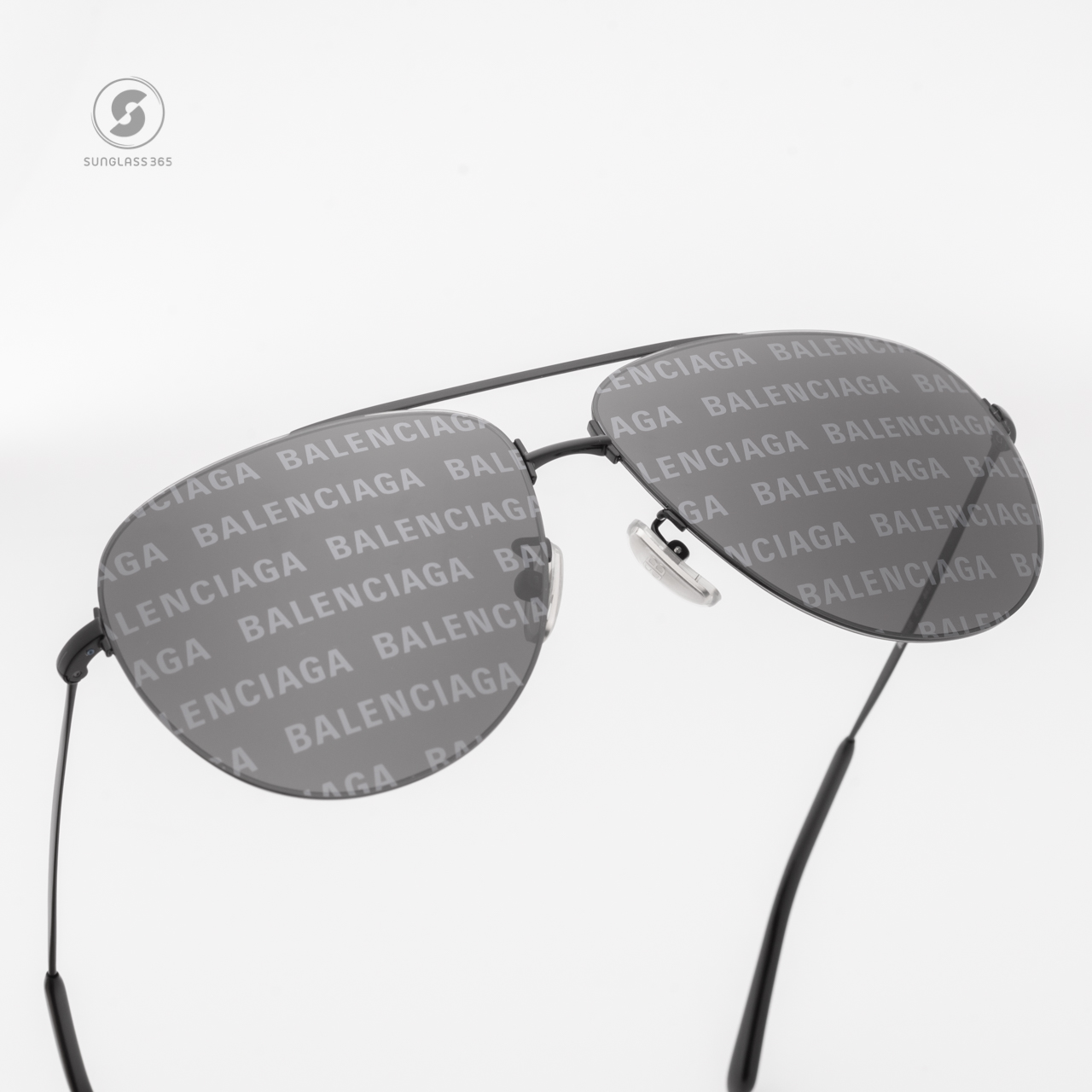 แว่นกันแดด Balenciaga Invisible Aviator BB0013S 010