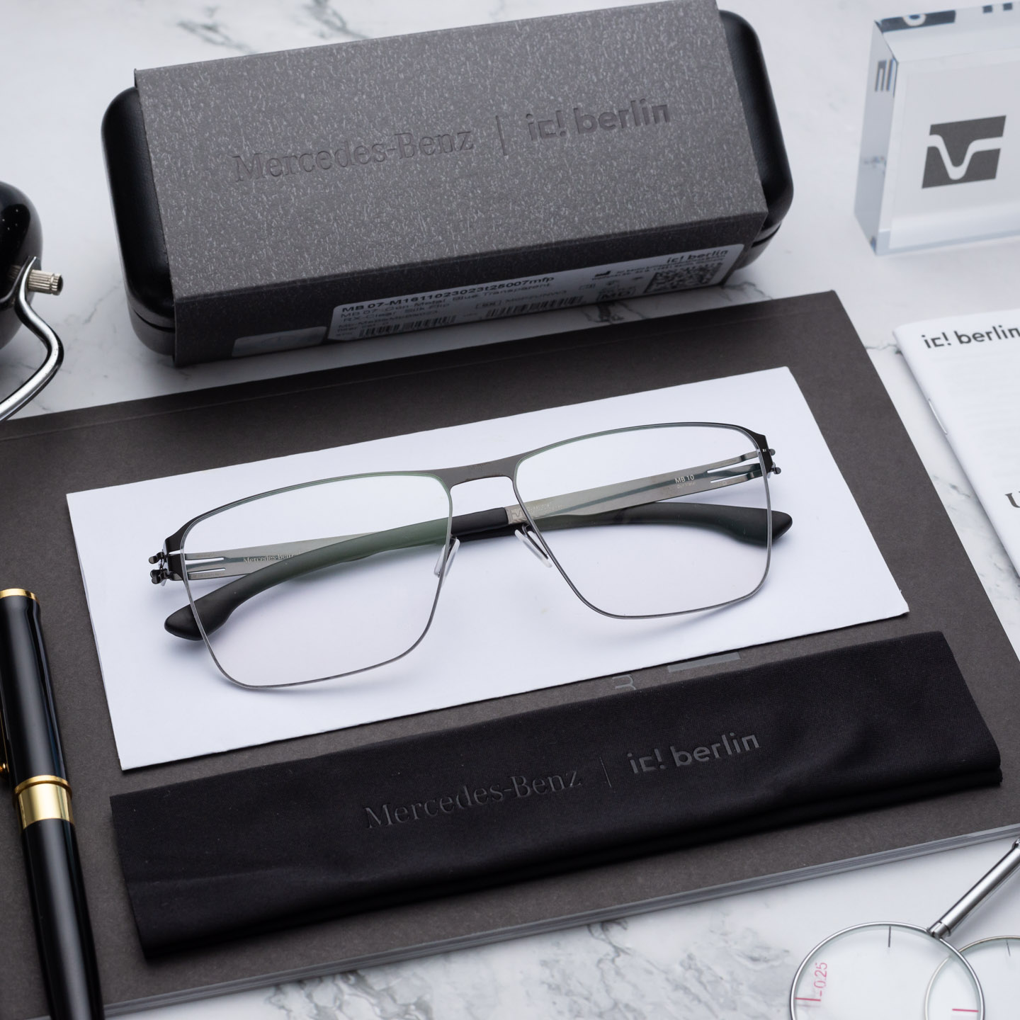 กรอบแว่น IC BERLIN MB10 Gunmetal