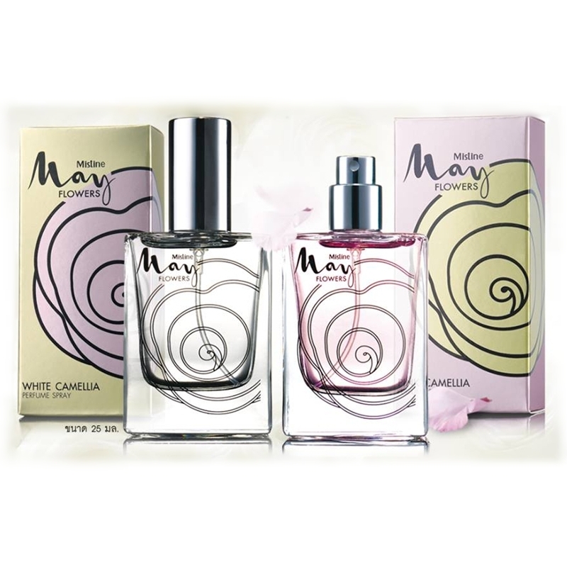 Mistine May Flowers Perfume Spray 25 ml. / มิสทีน เมย์ ฟลาวเวอร์ เพอร์ฟูม สเปรย์ 25 มล.