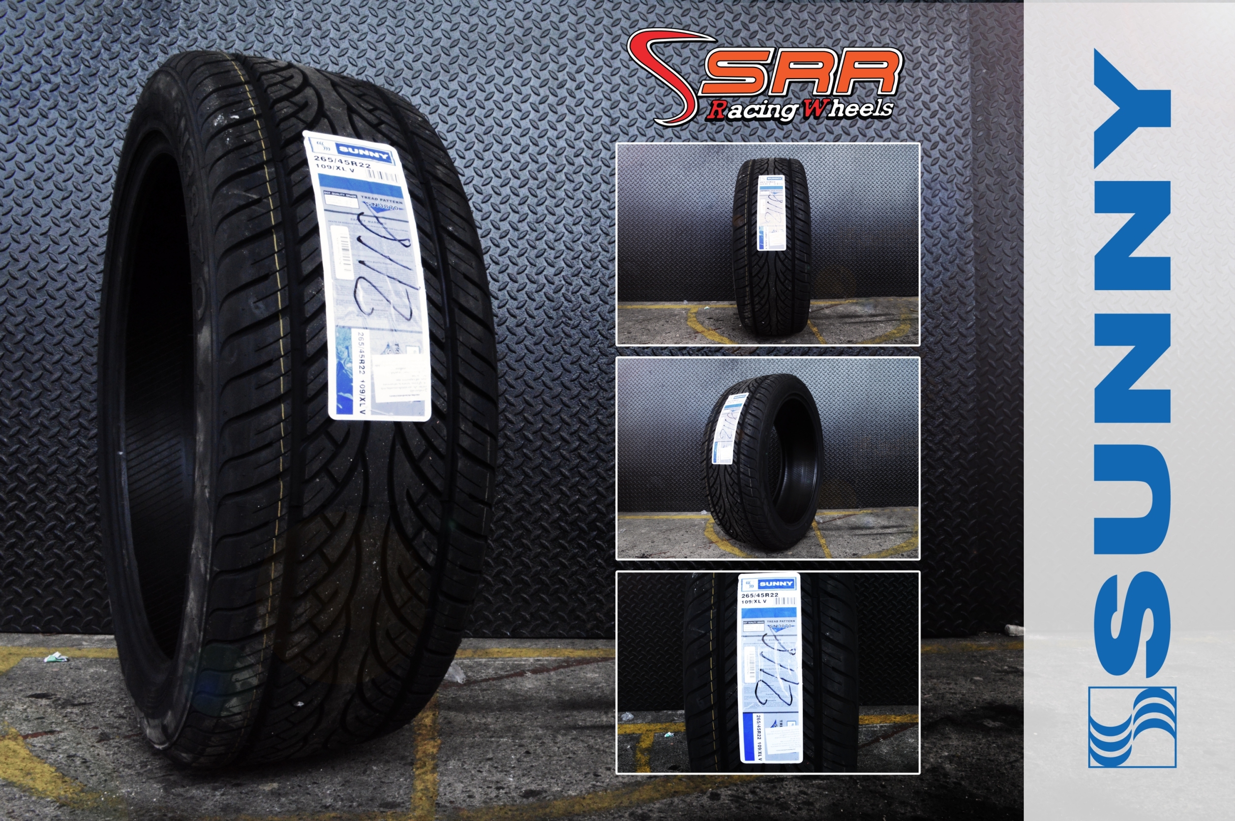 #แนะนำยางใหม่ #คุณภาพดีเยี่ยม #ราคาสุดคุ้ม #SUNNY_SN3870 265/40R22 ปี18