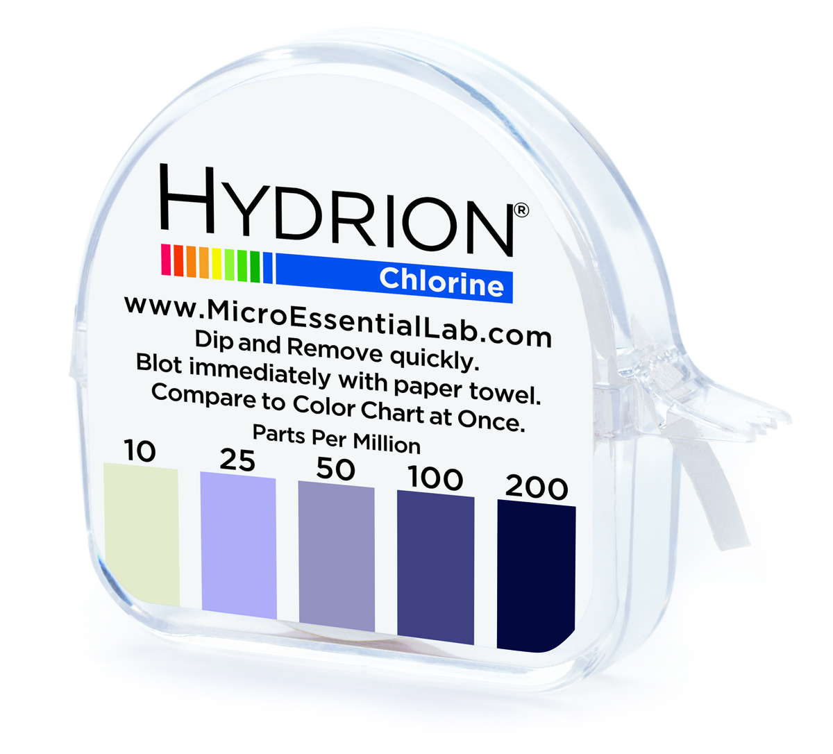 กระดาษวัดค่าคลอรีน แบบม้วน 10-200 ppm (CM-240)