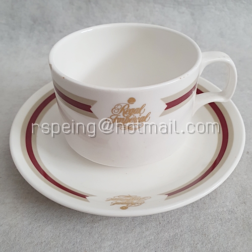 ชุดแก้วชากาแฟ และจานรองแก้ว Royal Doulton สายการบิน Northwest Airlines ชุดที่ 1