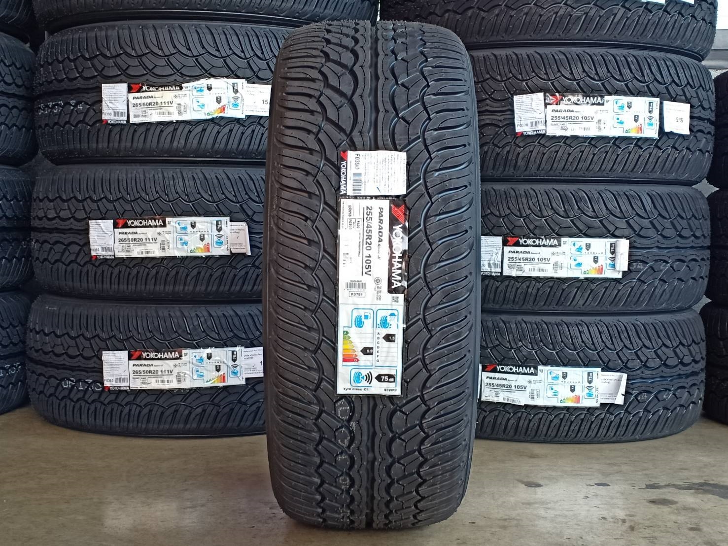 ยางใหม่ YOKOHAMA PARADA 255/45-20 ราคาพิเศษ