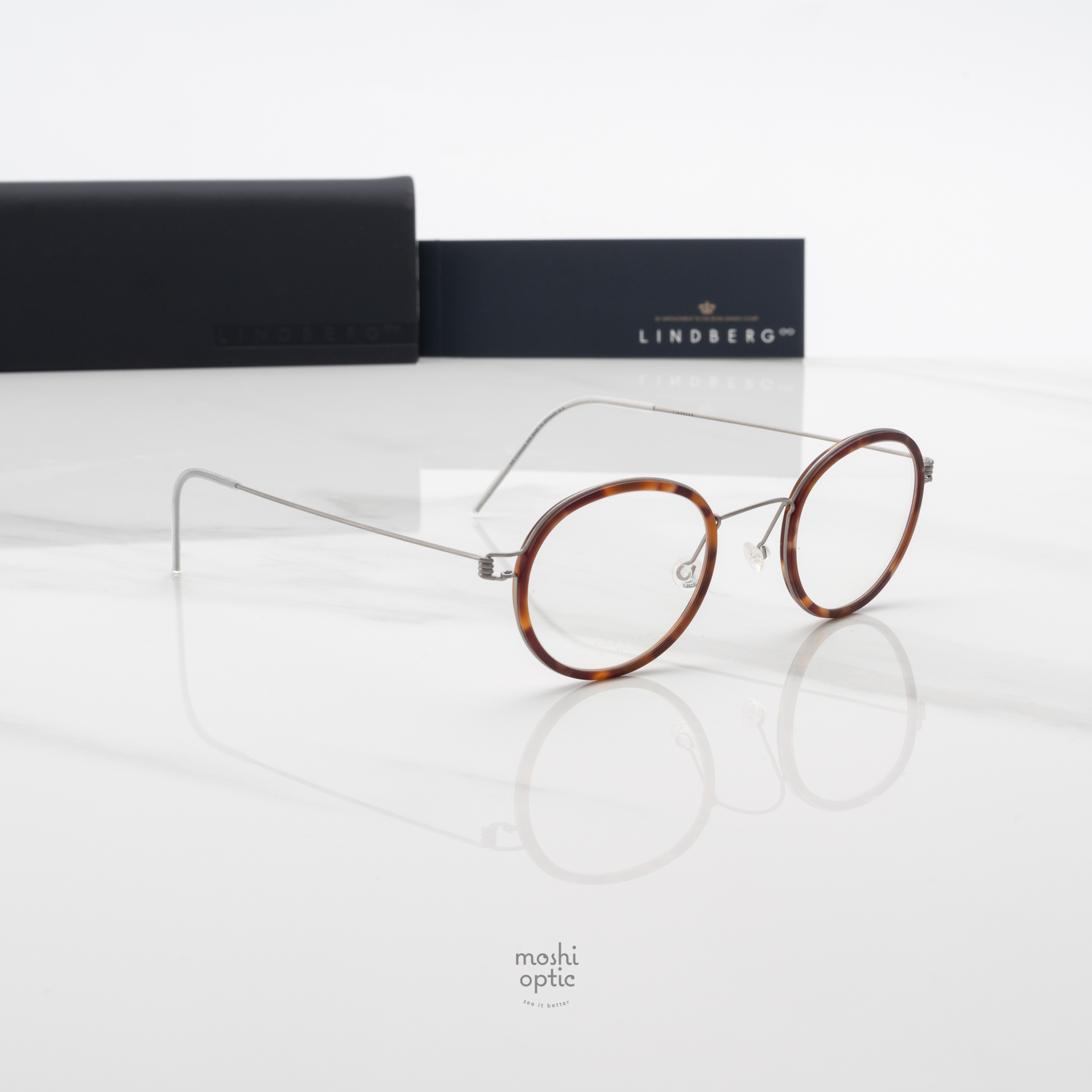 แว่นสายตา Lindberg Air Titanium Rim 086 1505L Lex 10