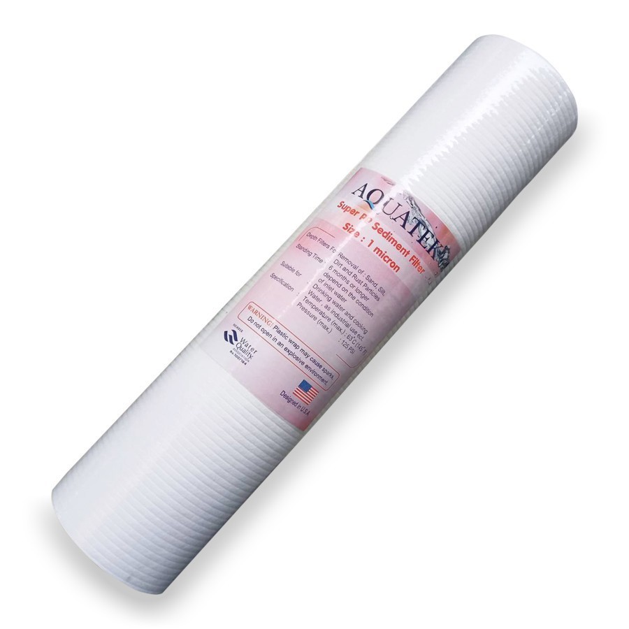 ไส้กรองน้ำใยสังเคราะห์ชนิด Sediment (PP) ขนาด 2.5″ x 40″