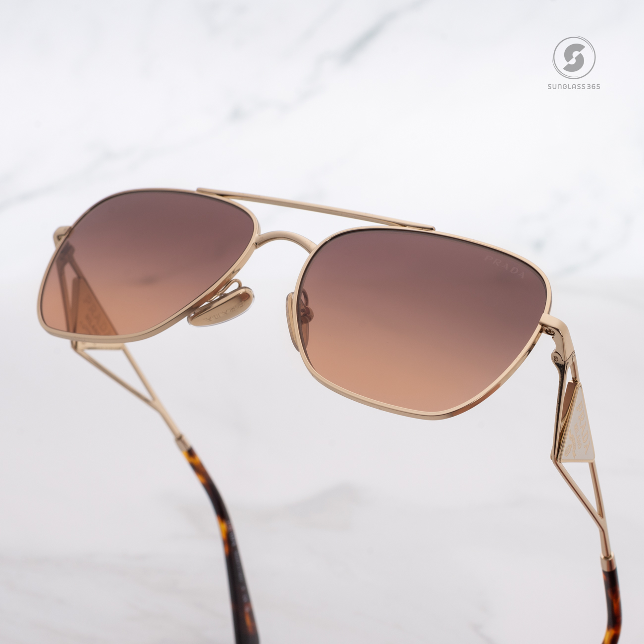 PRADA PRA50S ZVN50C Pale Gold