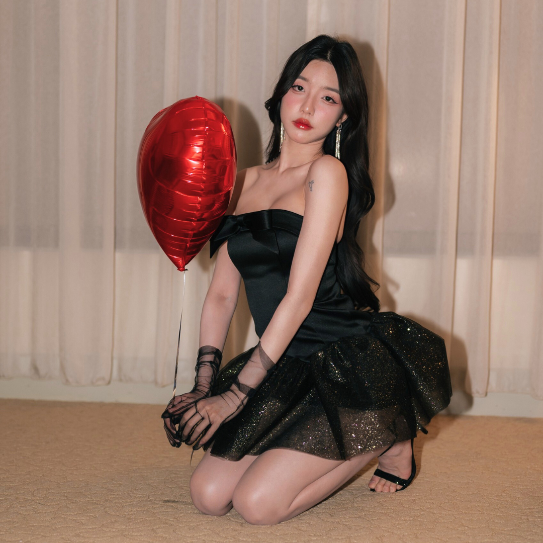 Lism D-112 Sparkle Bow Ballon Dress