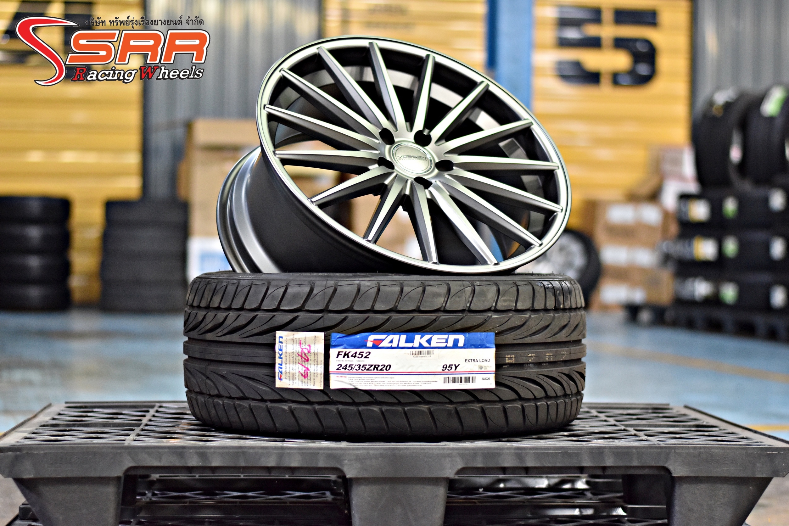 ล้อพร้อมยาง VF2-737 ขอบ20 โปรลดราคากระหน่ำ ล้อกว้าง8.5/9.5 offset+40/45 PCD