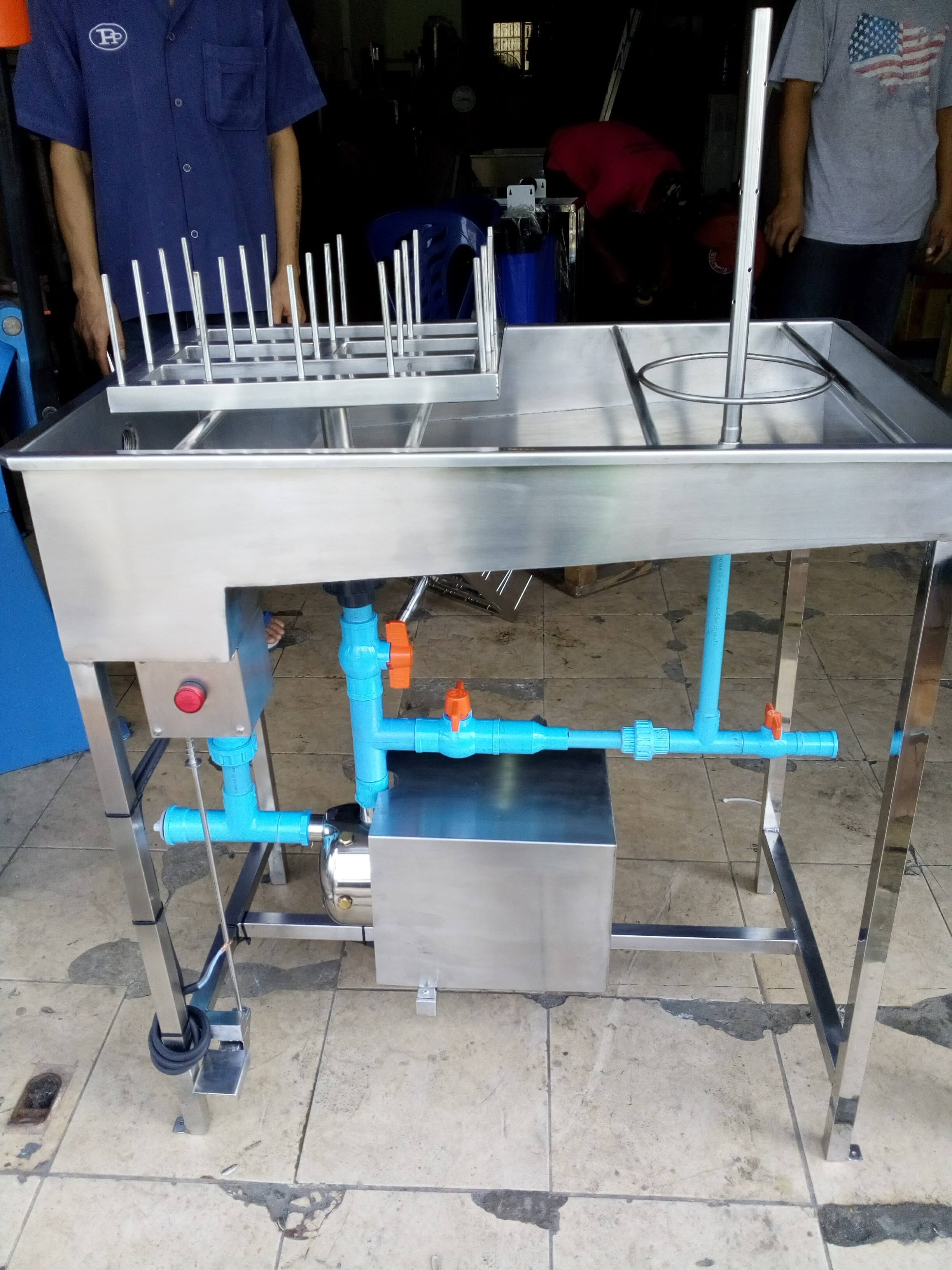 เครื่องล้างขวดล้างถัง(เรซิ่น)