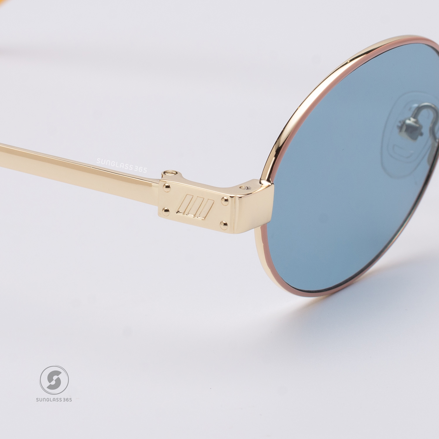 แว่นกันแดด Le Specs LSP2452417 POSEIDON DEUX Gold - Teal Tint