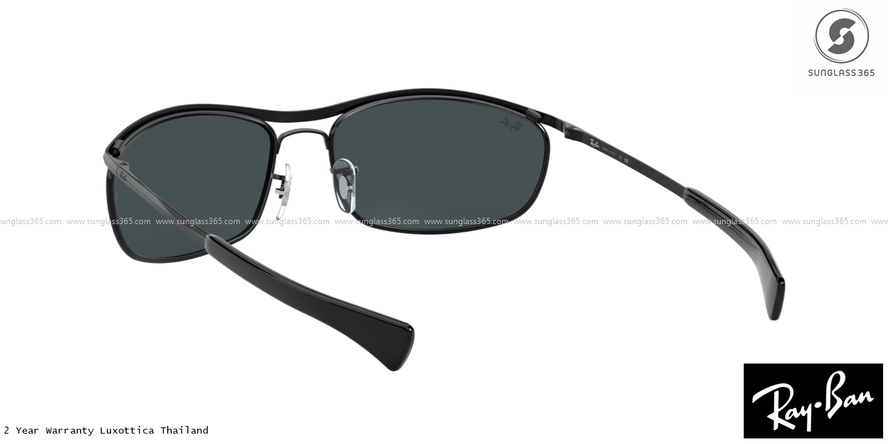 RayBan RB3119M Olypian I deluxe 002/R5 Black/Blue