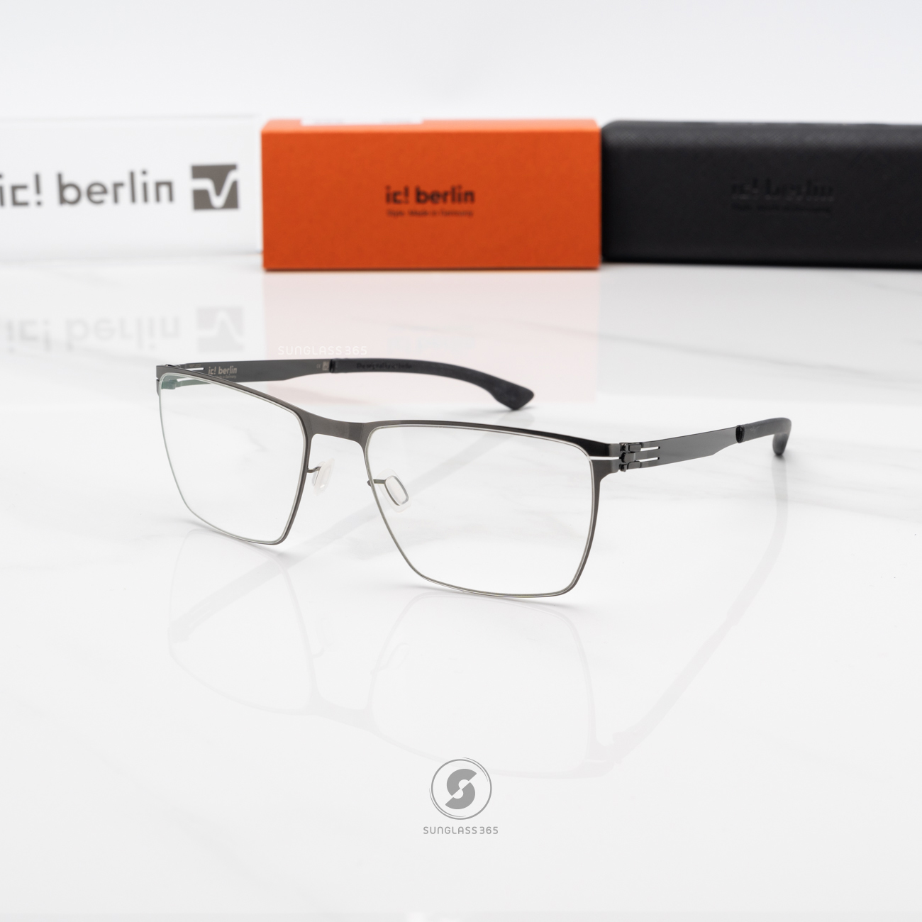 กรอบแว่น IC BERLIN Thomas A. Gunmetal
