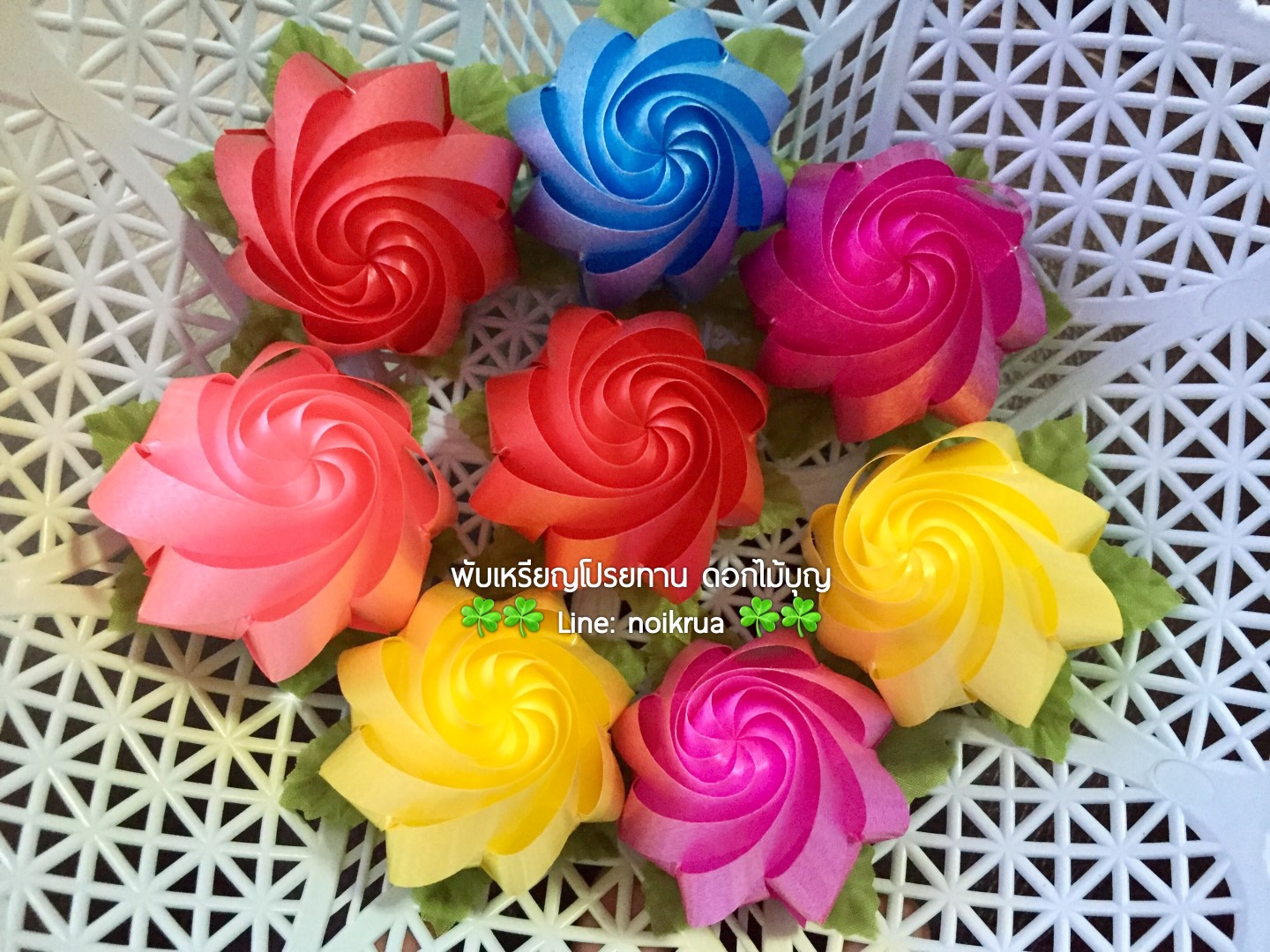ดอกบัวณริษาเหรียญโปรยทาน