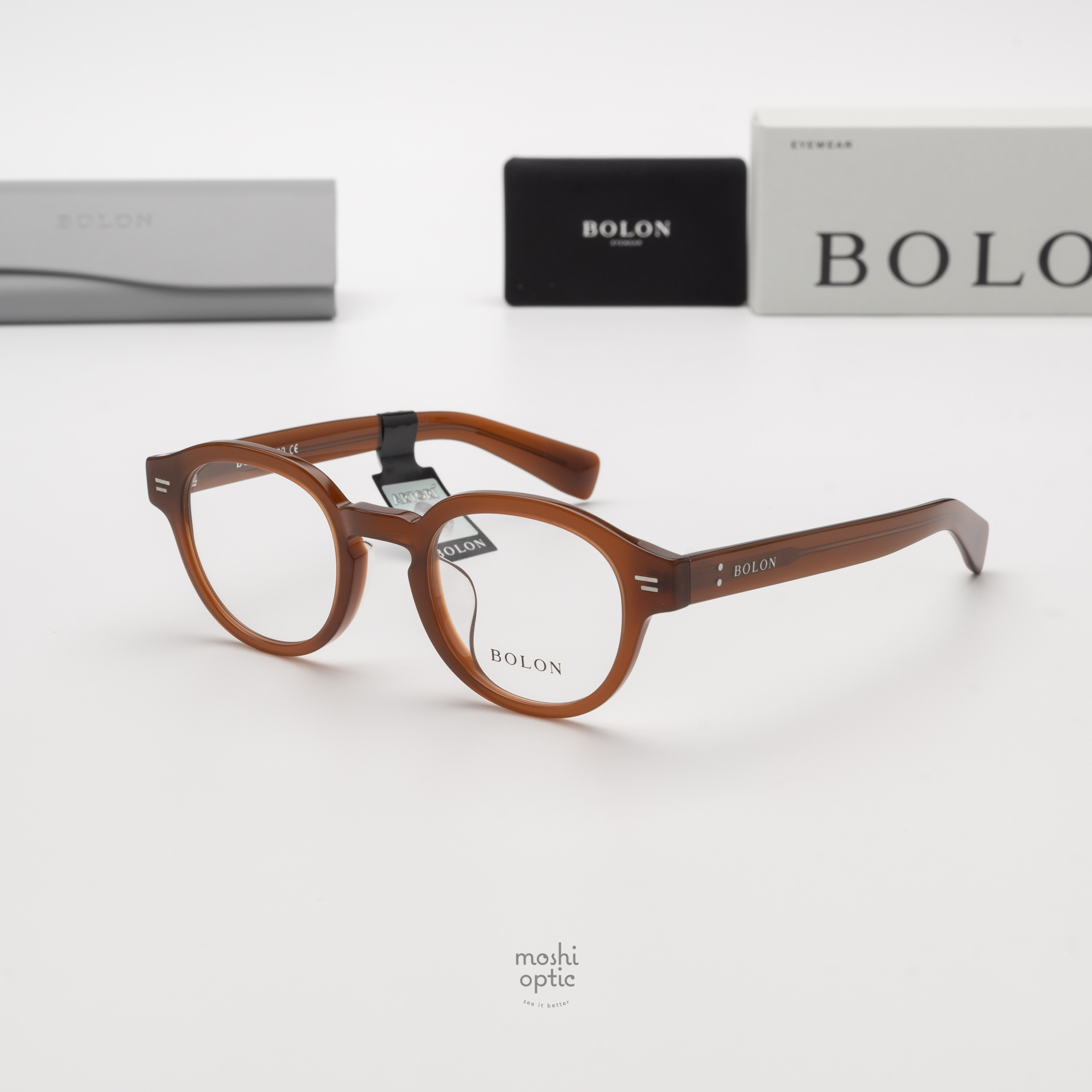 แว่นสายตา BOLON รุ่น KYOBASHI BJ3200 B21 Translucent Caramel