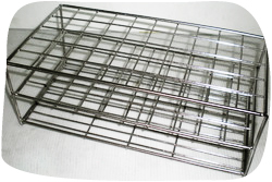 Test tube rack stainless