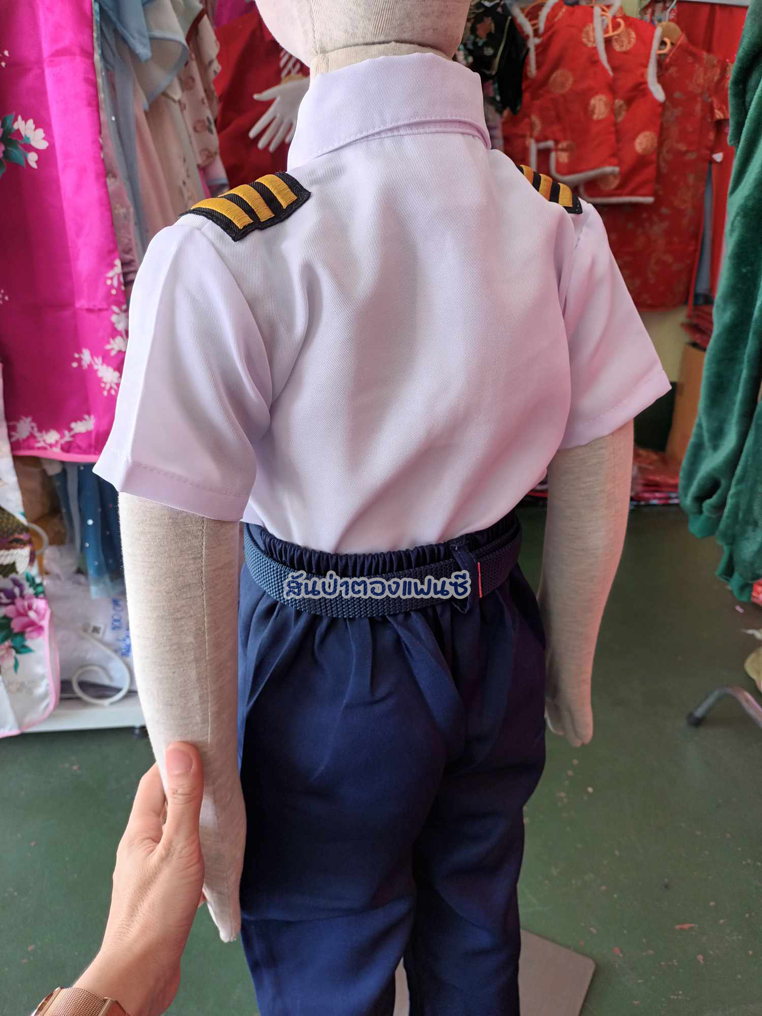 ชุดนักบินเด็ก ชุดกัปตันเครื่องบิน ชุดอาชีพในฝัน