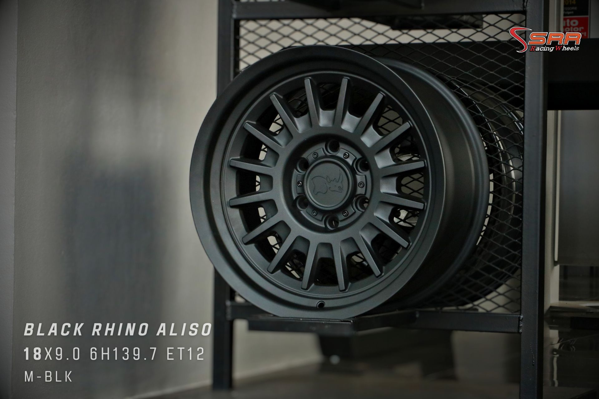BLACK RHINO ALISO ขอบ18 6รู139.7 สีดำโหดๆ