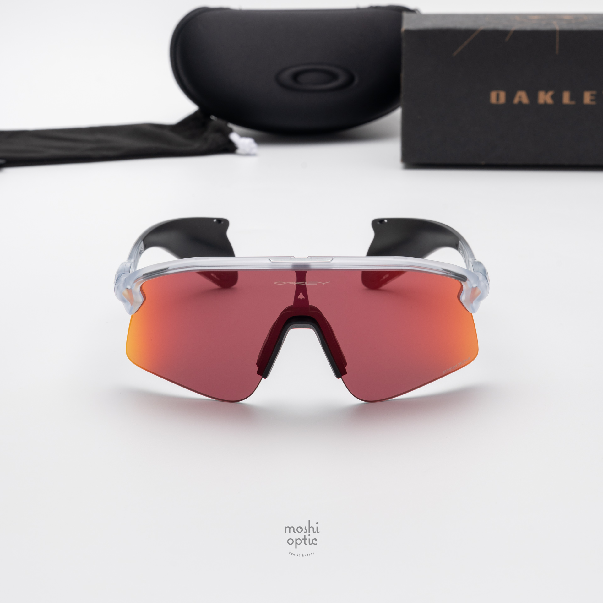 OAKLEY STUNT DEVIL S OO9518-10 Matte Clear Prizm Field