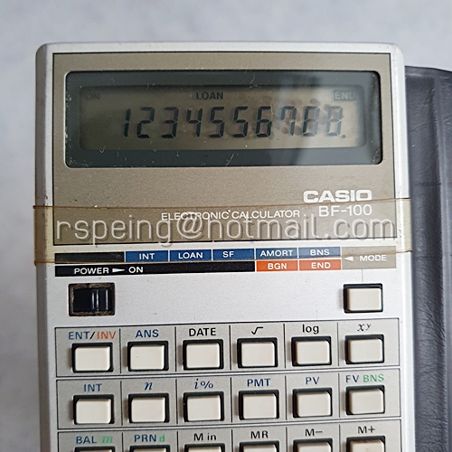 เครื่องคิดเลขพกพา Casio BF-100