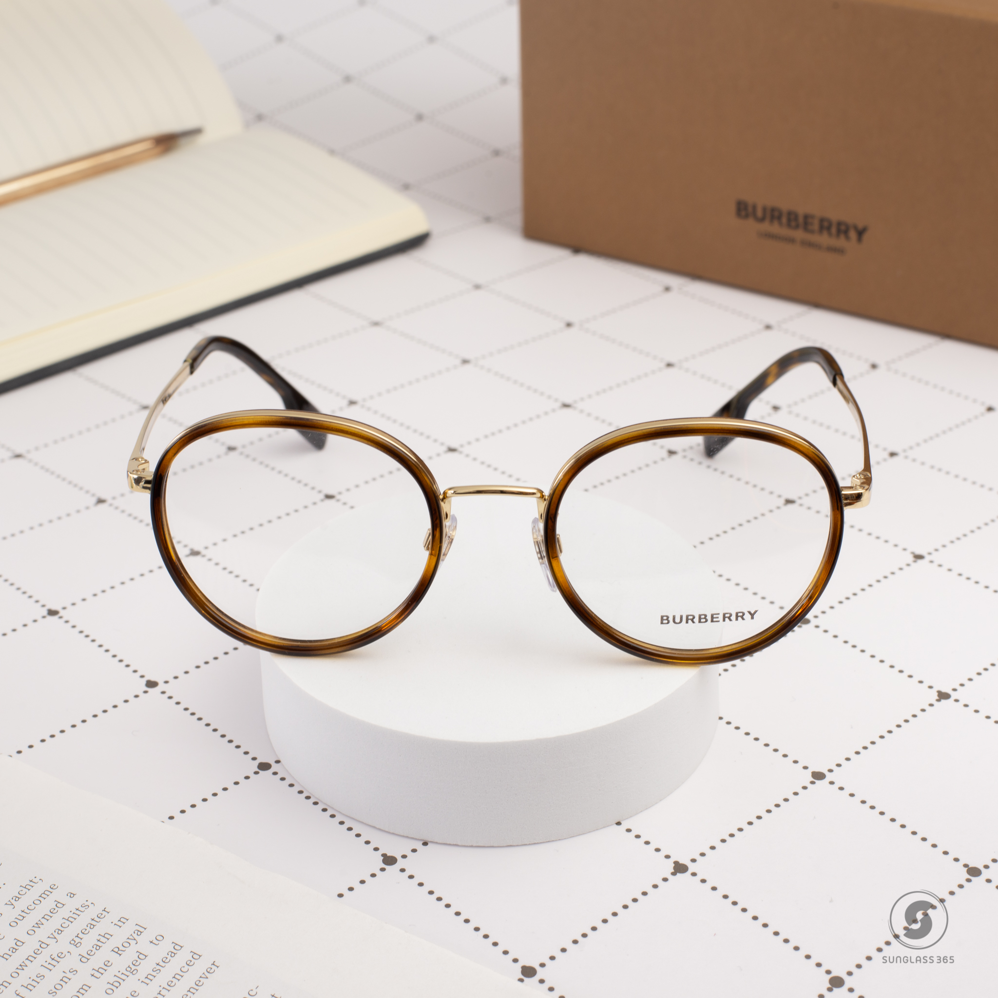 BURBERRY BE1358D 1322 Dark Havana