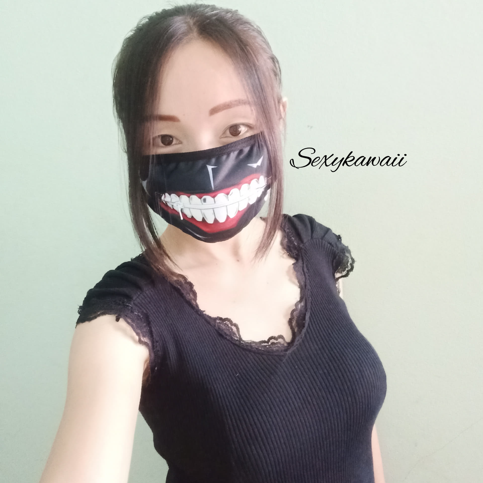 หน้ากากผ้า Tokoy Ghoul หน้ากากคาเนกิ เคน