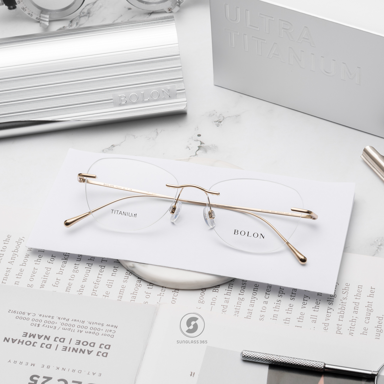 แว่นสายตา BOLON รุ่น Chico BT1592 B60 Gold