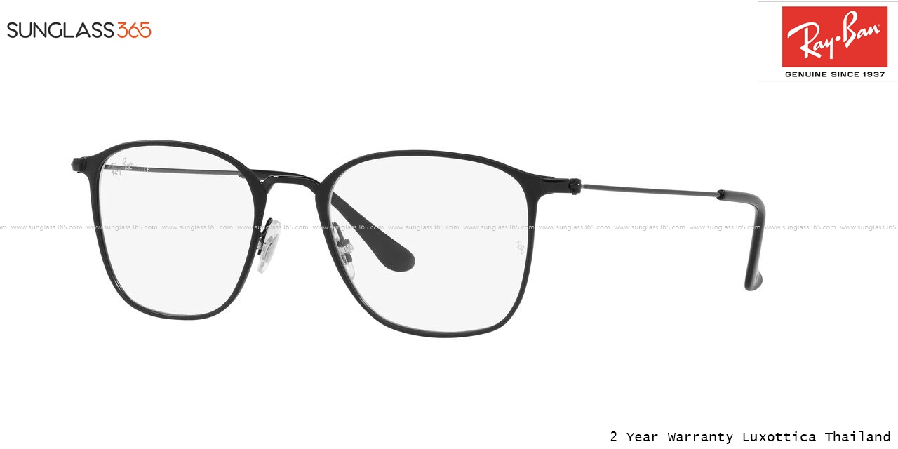 Ray-Ban RX6466 2904 Matte Black on Black
