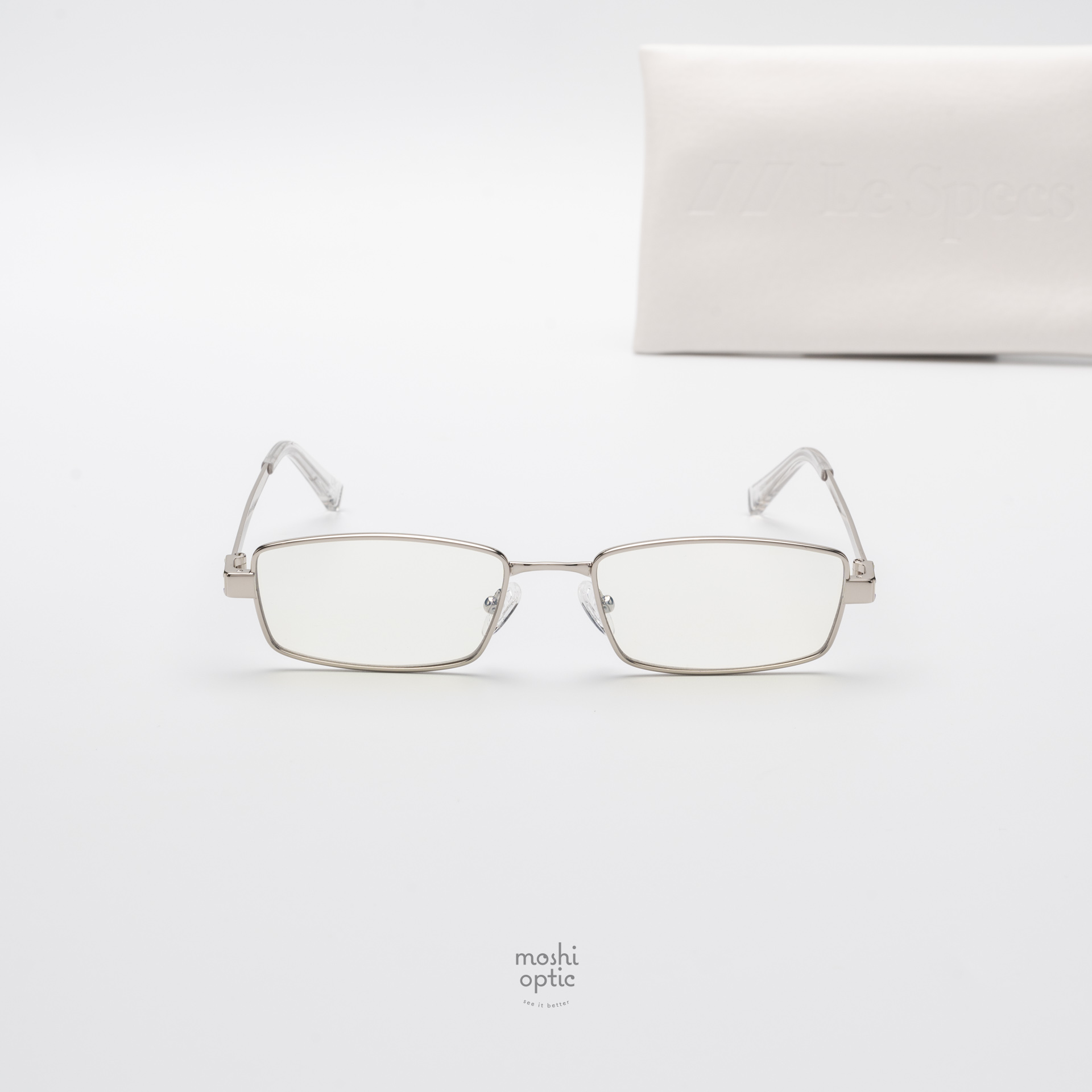 แว่นกันแดด Le Specs LBL2550336 BIZARRO Silver Blue Light