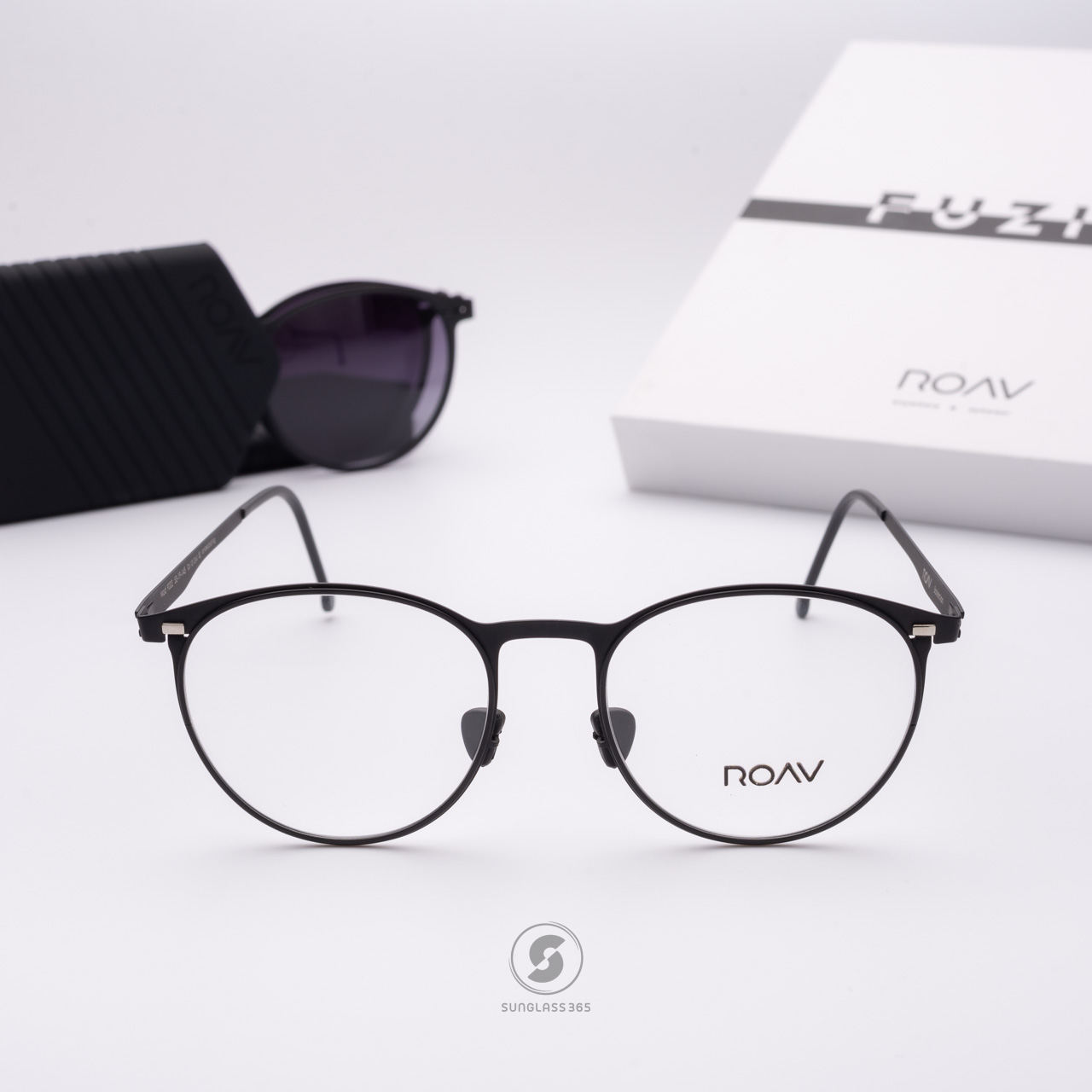 แว่นสายตา ROAV BOHEMIAN Matte Black/Black Temp