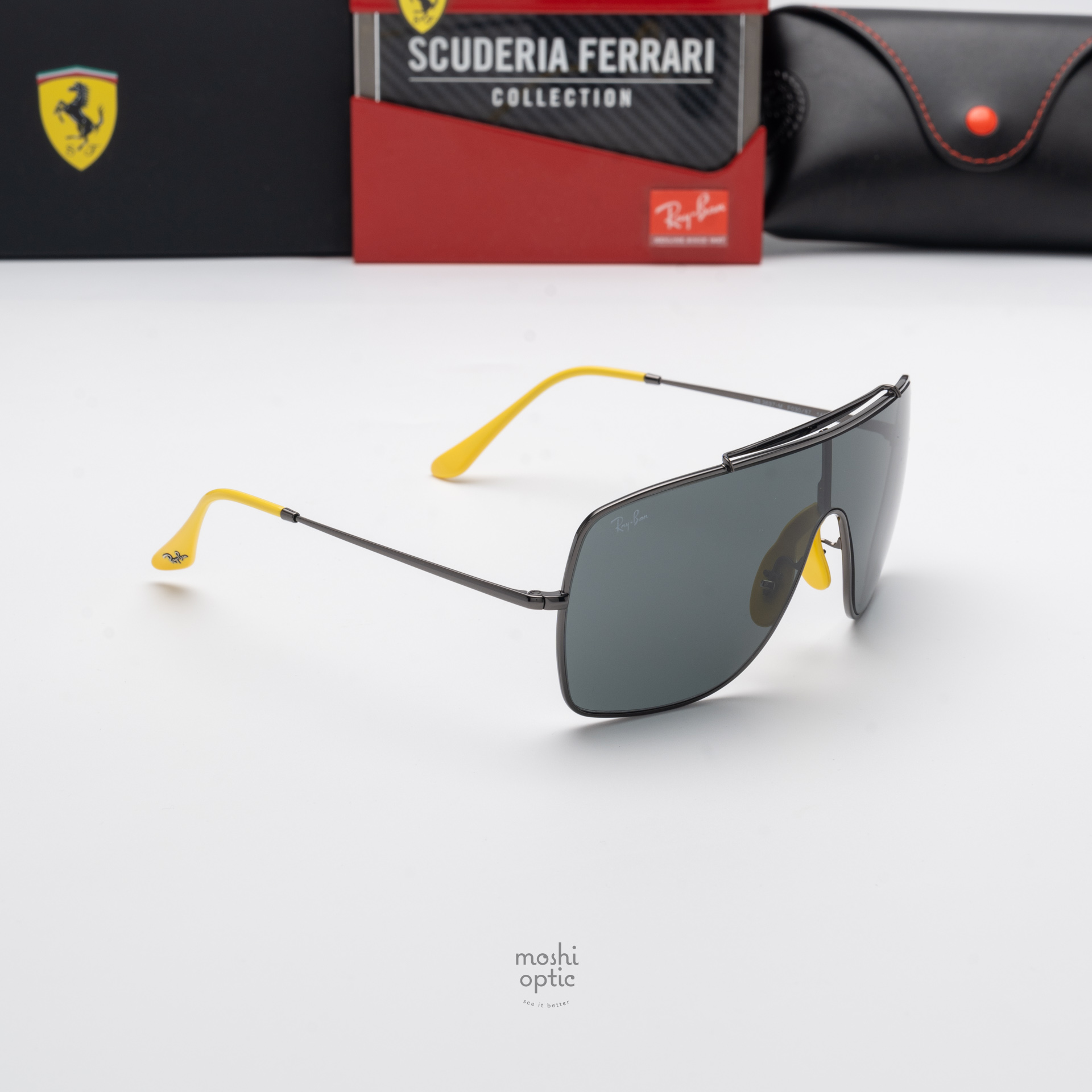 RayBan RB3697M Wings II Ferrari Collection F03087 Gunemtal