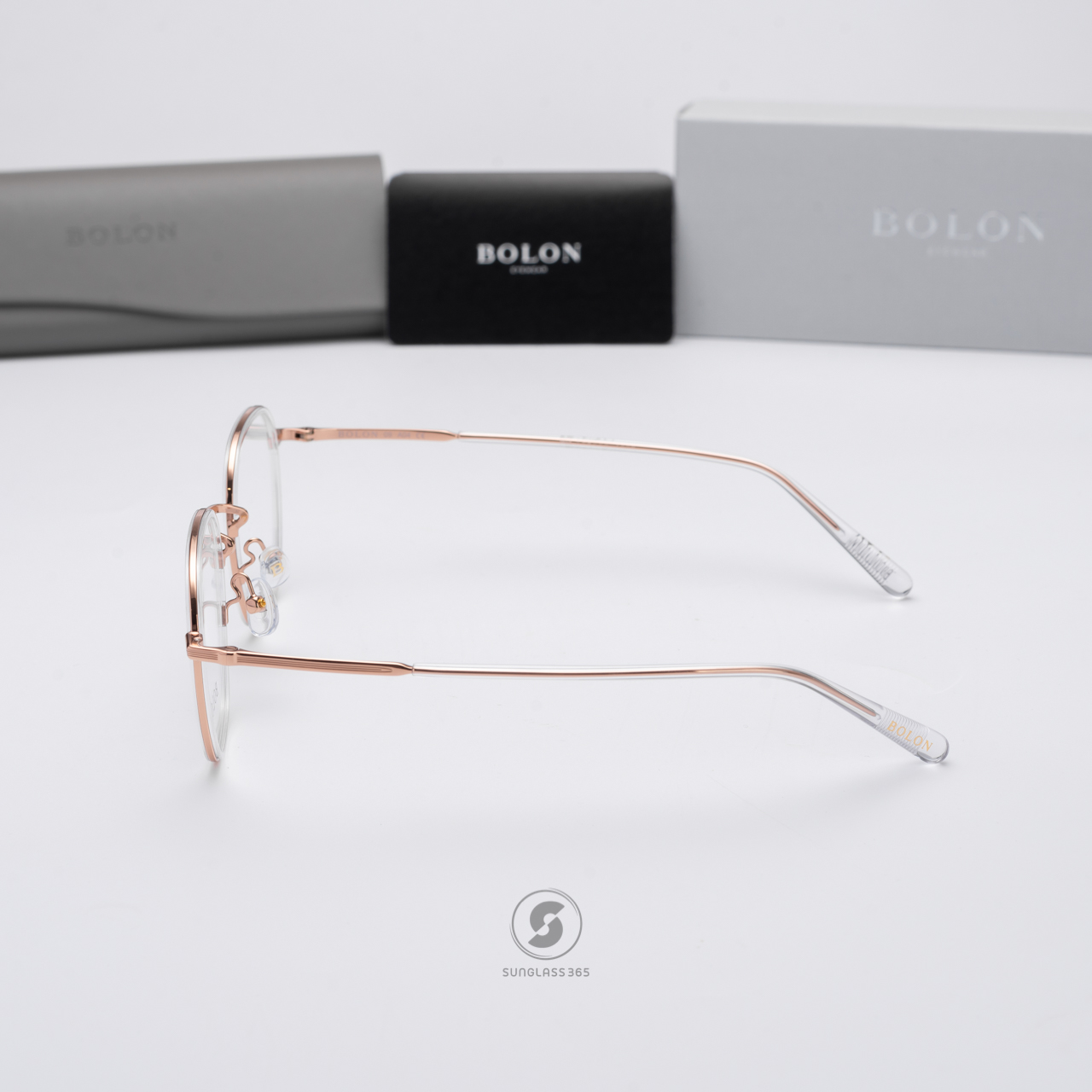 แว่นสายตา BOLON รุ่น BJ6112 B93 Transparent Rose Gold