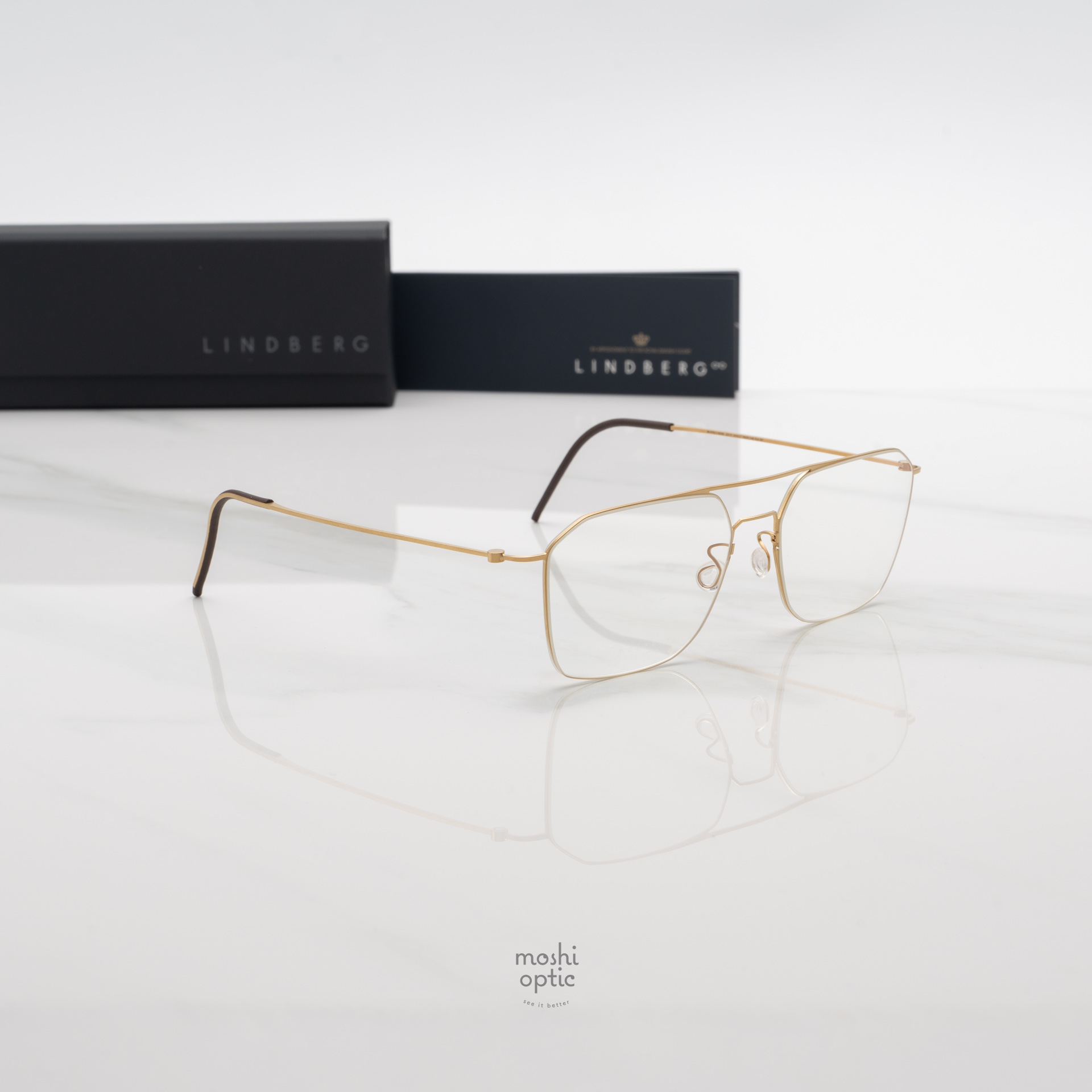 แว่นสายตา Lindberg Thintanium 098 15E2B T850 GT