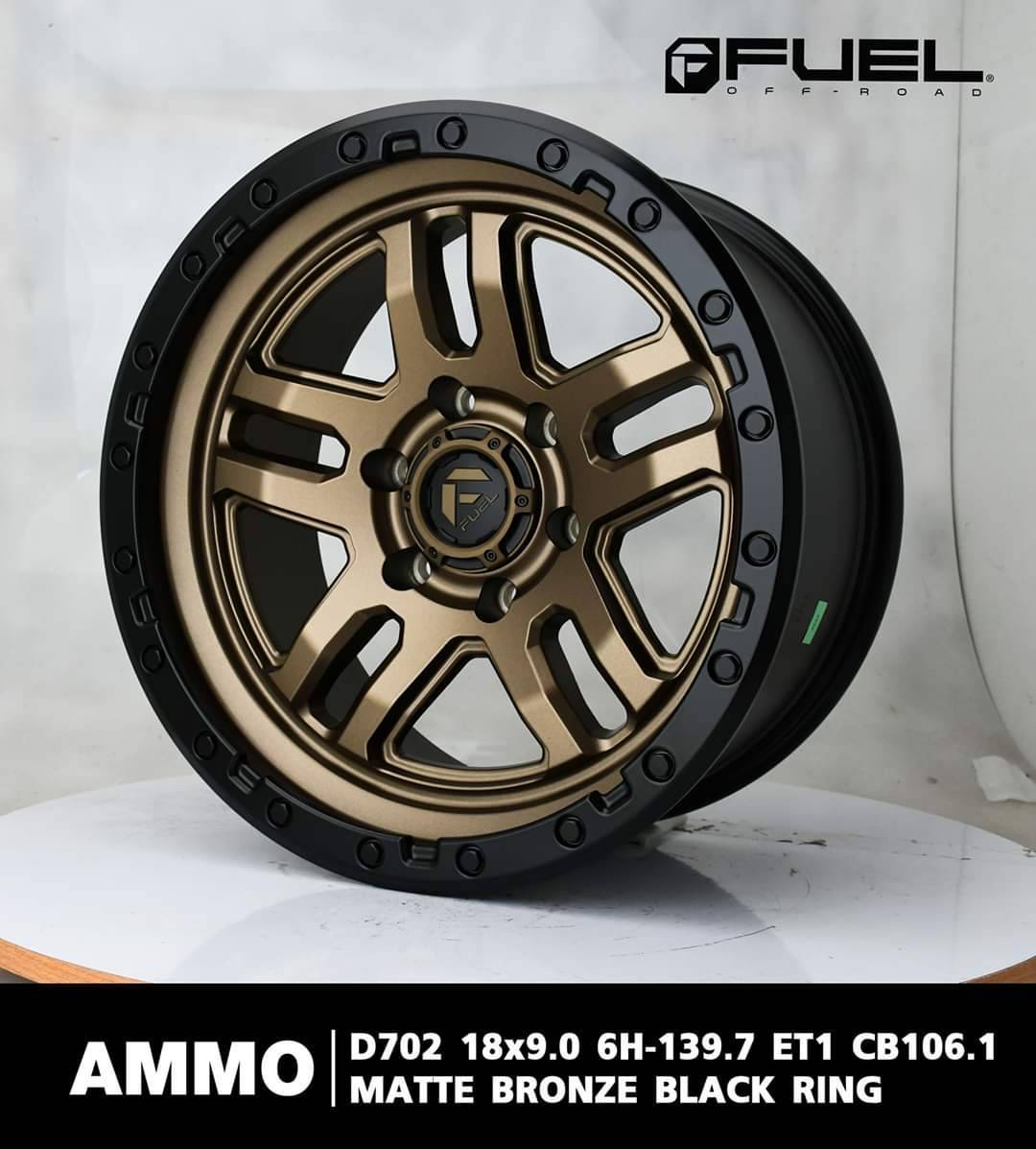 ล้อแท้ FUEL NICHE KMC ขอบ18 ราคาเริ่มต้นวงละ 9000-14000 บาท