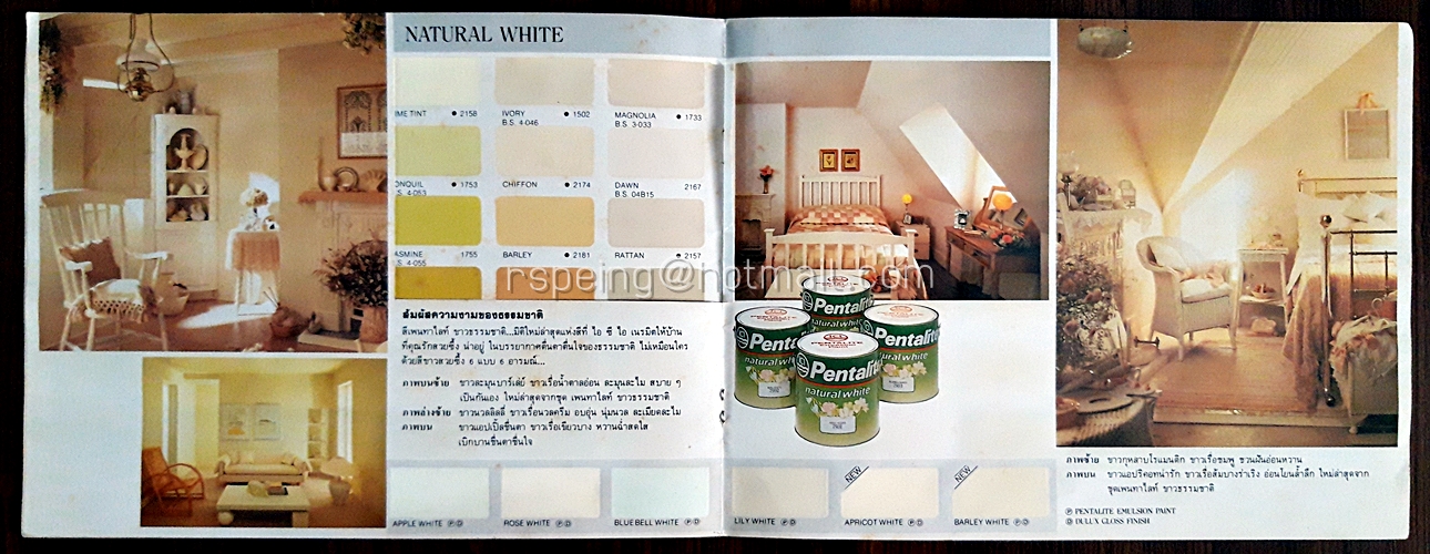 แคตตาล็อคสี (ไม่ได้ขายสี) ICI Natural Beauty Colour Collections