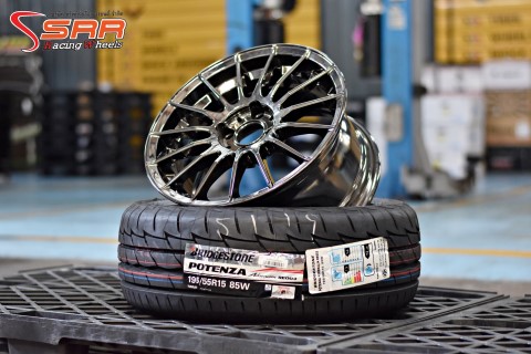 RS05RR FLOWFORMING สี LIMITED ขอบ15พร้อมยาง YOKOHAMA ผ่อนเดือนละ 2500 เท่านั้น