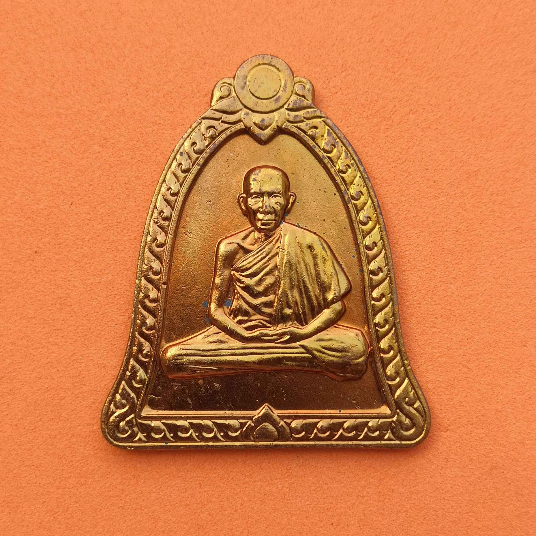 พระหลวงพ่อเกษม เขมโก เหรียญทรงระฆัง หลวงพ่อเกษม เขมโก สำนักสุสานไตรลักษณ์ ลำปาง