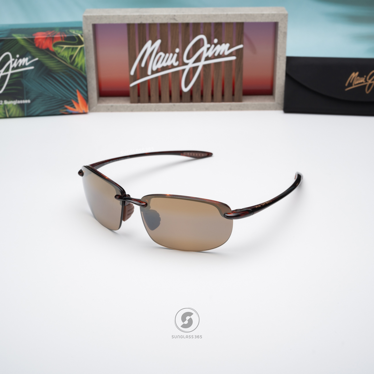 แว่นกันแดด Maui Jim HOOKIPA UNIVERSAL FIT MJ H407N 10 HCL Bronze