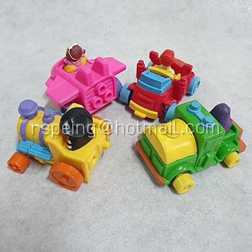 แมคโดนัลด์ แฮปปี้ มีล ทอยส์ 1991 : เครซี่ เวฮิเคิลส์ : รถของกริมเมส McDonald’s Happy Meal Toys 1991 : Crazy Vehicles (ครบชุด)