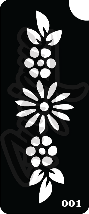 SET 10 Stencil บล็อกสติกเกอร์ รอยสักกากเพชร เพ้นท์กากเพชร กลิตเตอร์ Funique สติ๊กเกอร์ แบบลาย DIY งานประดิษฐ์