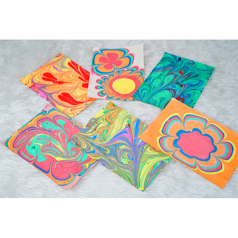 ชุดศิลปะลายหินอ่อน MarbleArt สร้างสรรค์ศิลปะบนผิวน้ำ