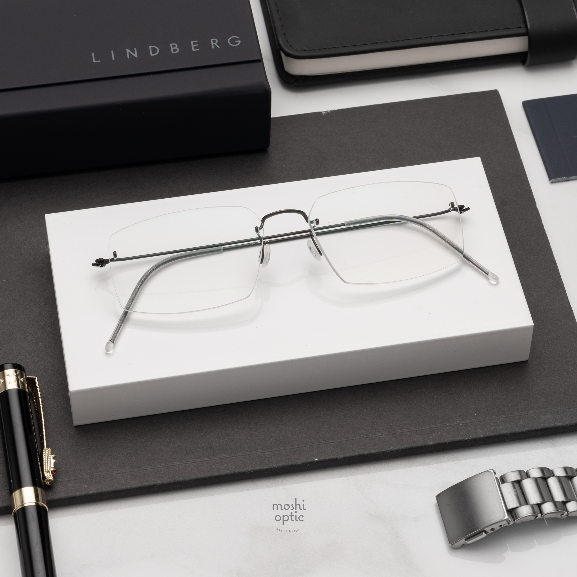 แว่นสายตา Lindberg Spirit Titanium 007 15BEF U9
