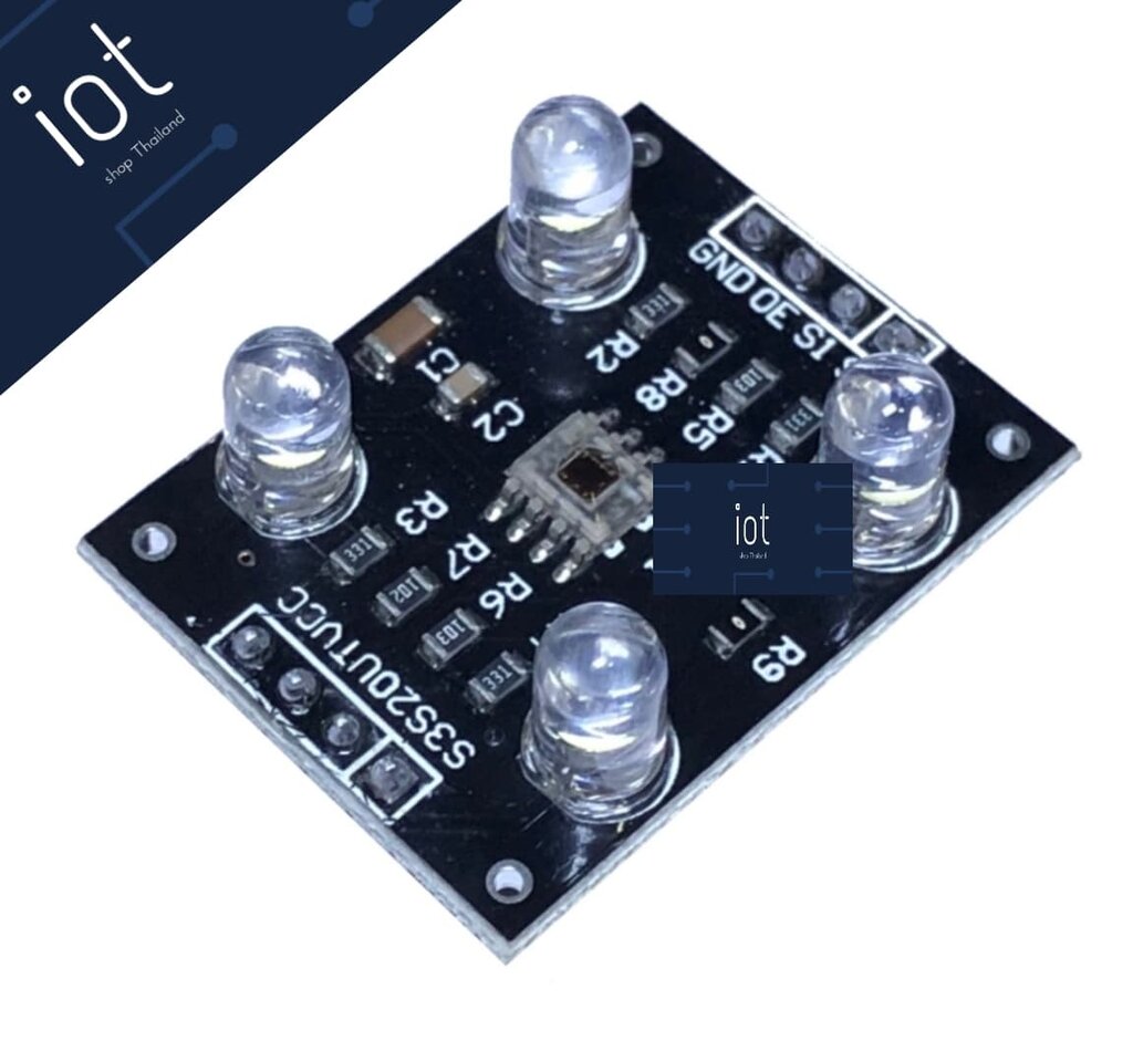 TCS3200D/TCS230 color recognition sensor module (โมดูลวัดค่าสี อ่านค่าสี)