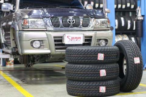 ยางใหม่ BRIDGESTONE HT840 255/70-15 ปี19 ราคาพิเศษ