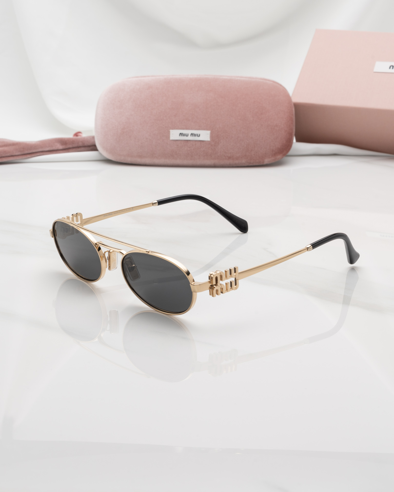 แว่นกันแดด Miu Miu MU54ZS ZVN08Z