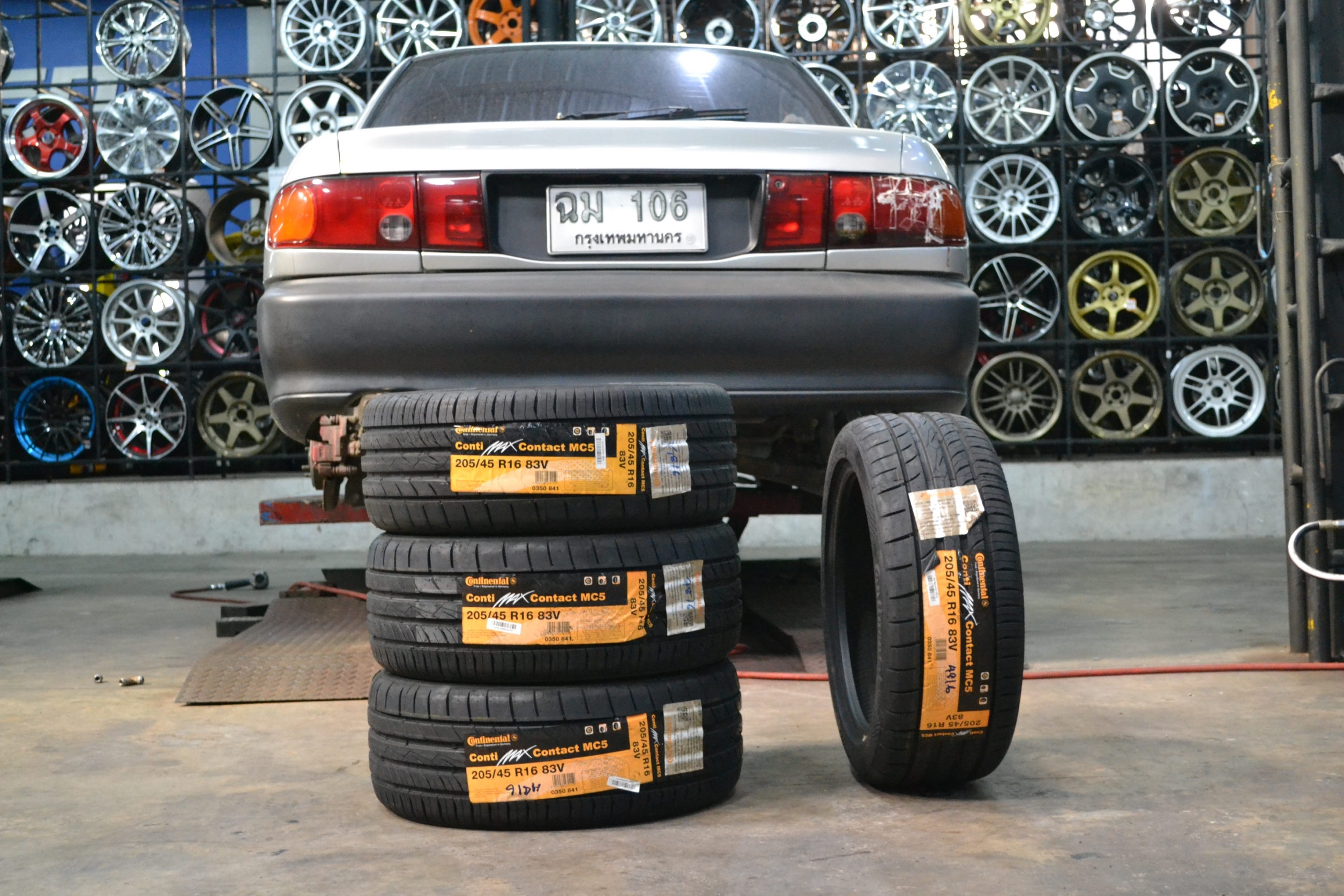 ยางใหม่ ค้างปี CONTINENTAL MC5 205/45-16 ยางปี16 ลดราคากว่า 50%