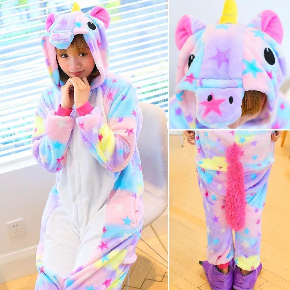 ชุดม้ายูนิคอร์น ม้าโพนี่สีรุ้งลายดาว