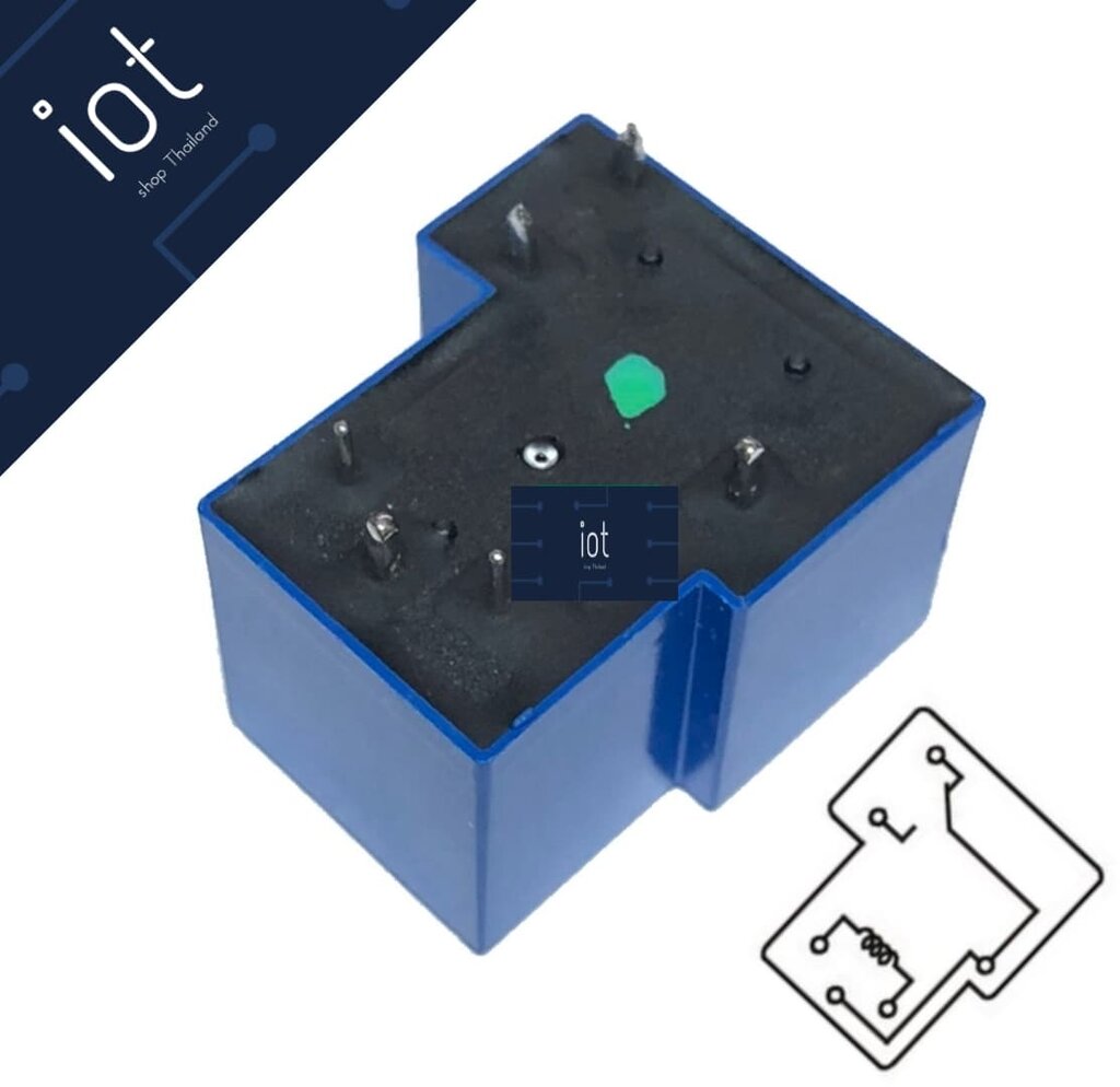 Relay 30A 5V รีเลย์ 5 โวลต์ 250V 6 pin
